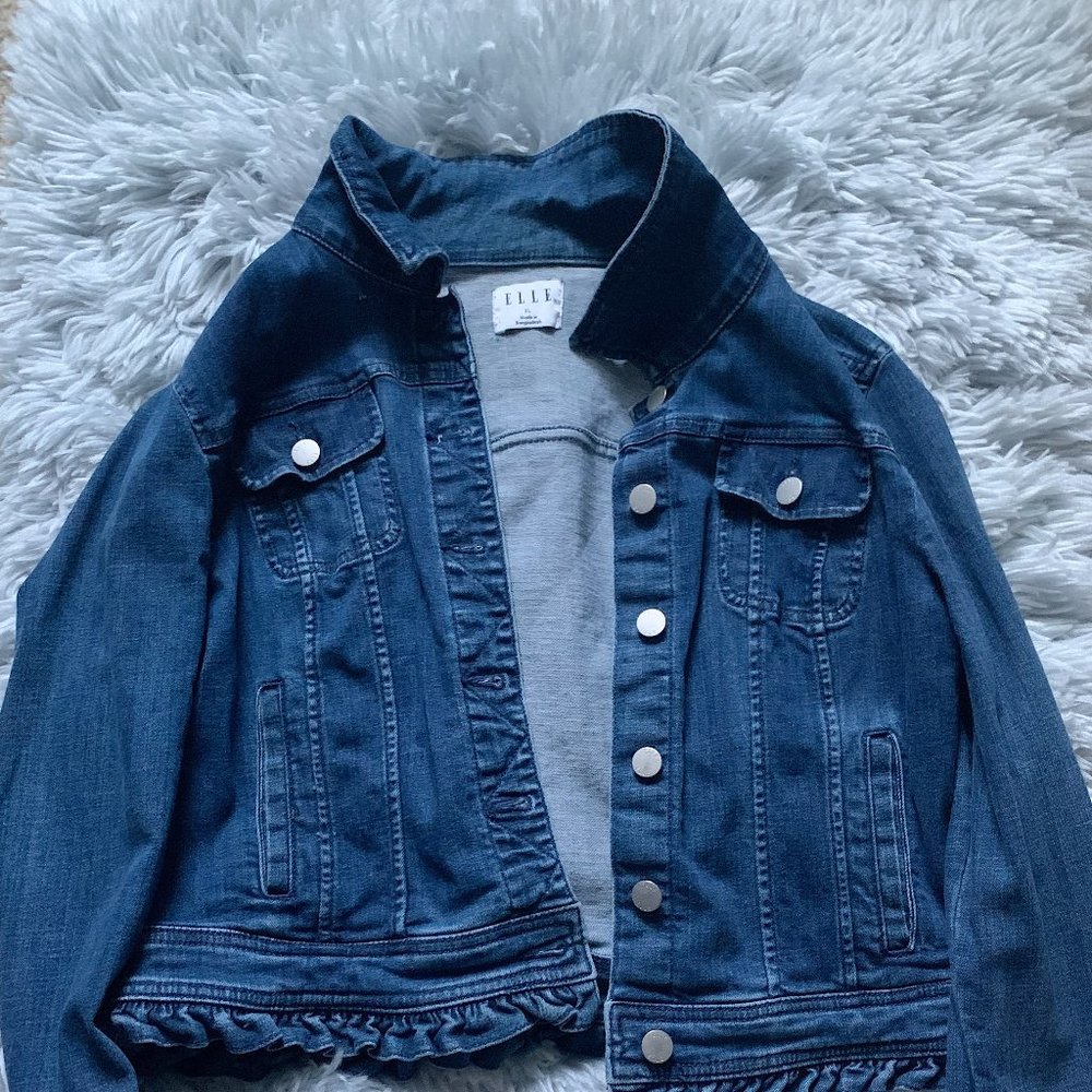 Button Down Jean Jacket - Picture 1 of 2